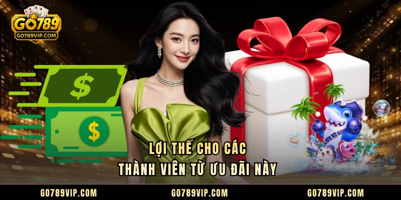 Lợi thế cho các thành viên từ ưu đãi này 