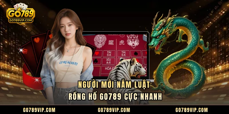 Rồng hổ GO789 - Hướng Dẫn Cách Chơi Hiệu Quả Cho Người Mới Người mới nắm luật Rồng Hổ GO789 cực nhanh